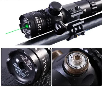 

Outdoor Hunting red / green laser sight laser sight vertically and horizontally adjustable collimator lens birds hunt