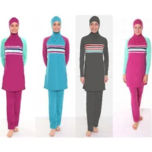 Мусульманский купальник на подкладке в стиле пэчворк Мусульманский купальник скромный исламский купальный костюм 2 шт. Мусульманский купальник бикини пляжная одежда