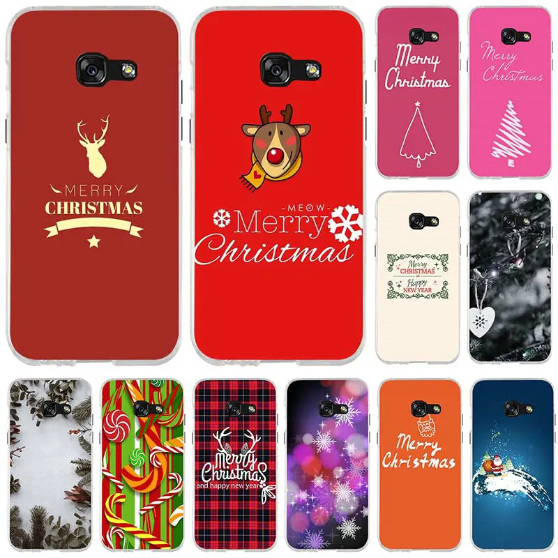 Merry Christmas Tree подарок силиконовые мягкие чехлы для телефона из ТПУ Samsung Galaxy J1 J2 J3 J5 J7