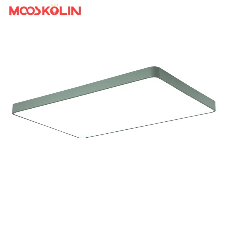 Прямоугольная ультратонкая Потолочная люстра светодиодная для гостиной
