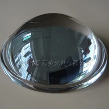 10 Вт-100 Вт светодиодные стеклянные линзы 78 мм Фокусирующая оптическая стеклянная линза, высокая мощность светодиодный выпуклая линза