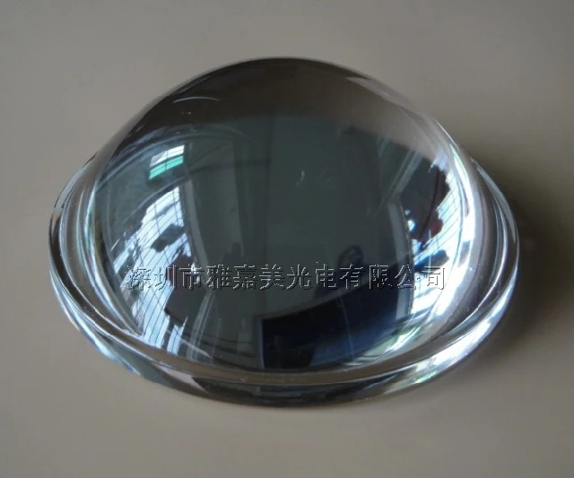 

10W-100W Glass LED lens 78MM Focusing optical glass lens, high power LED convex lens