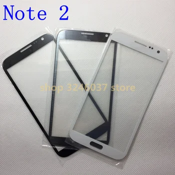 

10PCS Replacement for samsung galaxy note 2 front glass n7100 outer screen touch glass lens LCD Gray / white / black