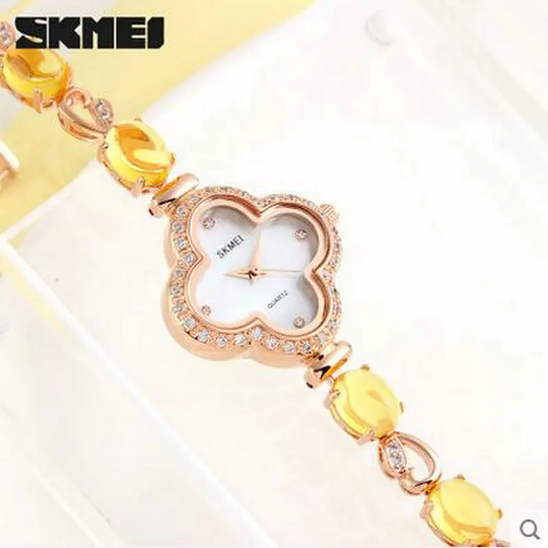 skmei lady watch fancy bracelet watches for women newest 2016