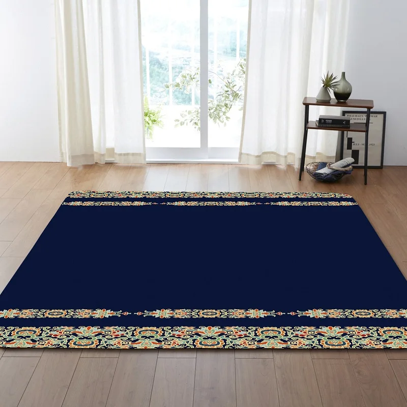 Геометрическая линия решетки узор Европейский классический дворцовый ковры для гостиной дети ковры круглый пол ковер для спальни - Цвет: 8