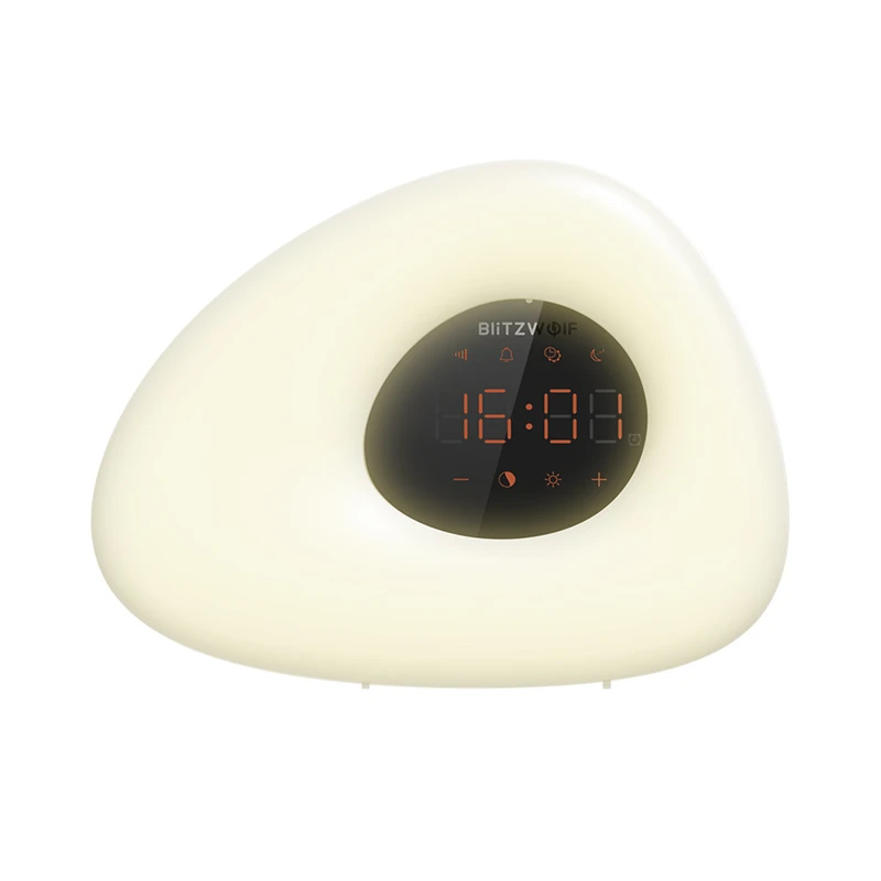 

BlitzWolf BW-LT23 Wake-up Light Alarm Clock with Sunrise Simulation Sunset Mode Touch Control RGB Dimmable Digital Night Lamp