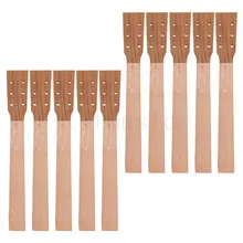 Acoustic Guitar Neck for Guitar Parts Replacement Luthier Repair Diy Unfinished Acacia Head Veneer Pack of 10