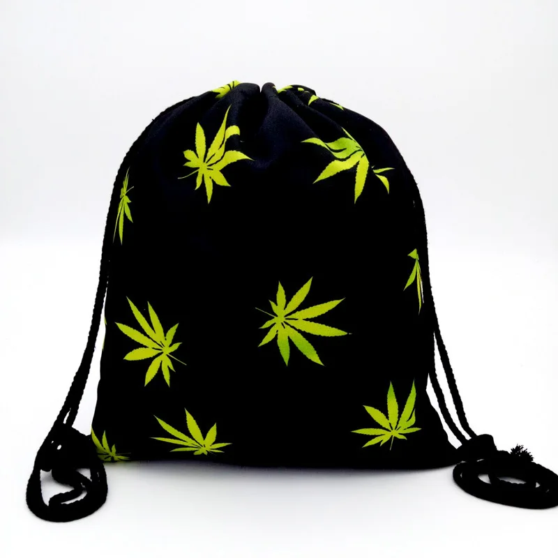 HAKOONA weed ccharno zielony сумки для обуви из полиэфирной ткани дорожные плечи рюкзак на