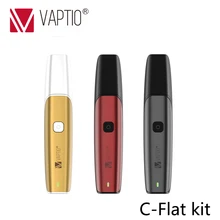 Vaptio C-Flat 15W VAPE KIT Electronic Cigarette 1.5ml atomizer Over vaping Protection 350mah battery USB Charge 1.0ohm ecig kit Vaptio C-Flat 15W VAPE KIT Electronic Cigarette 1.5ml atomizer Over vaping Protection 350mah battery USB Charge 1.0ohm ecig kit