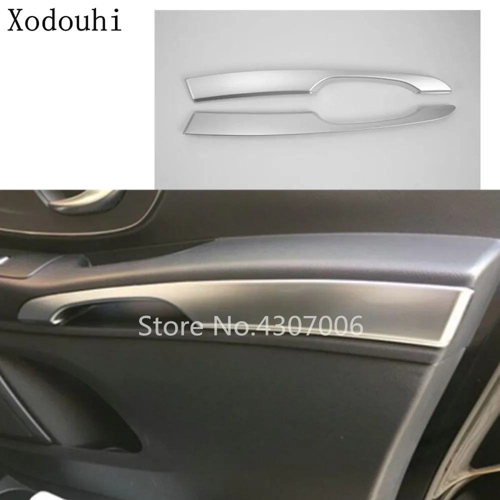 

Car cover trim ABS matte inner door protect inner built bowl frame trim For Mercedes Benz Vito W447 2017 2018 2019