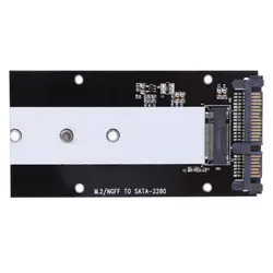 B Ключ M.2 NGFF SSD SATA 2,5 "7 + 15 22 контактный конвертер адаптер карта для Intel Ultrabook для ADATA 2230 2242 2260 2280
