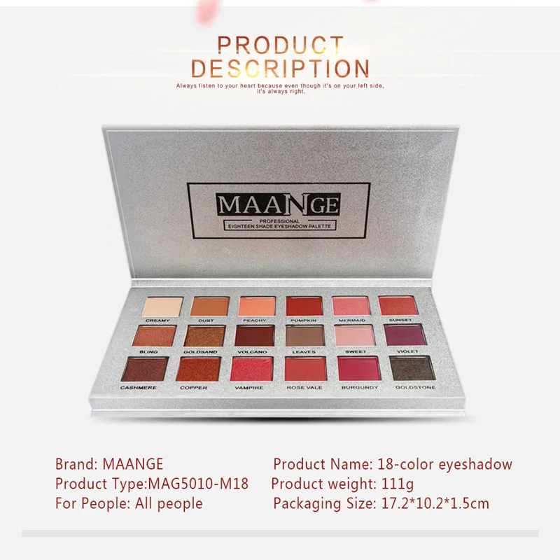 

2019 hot sale 18 color eyeshadow waterproof fashion flash diamond eye shadow popular worldwide Eye makeup eye shadow sale