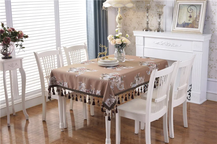 الراقية الرجعية المطرزة مفرش طاولة قماش الجاكار الفاخر الصلبة سماط شرابة Toalha دي ميسا الملكي القطن الطعام مفارش طاولة الراقية الرجعية المطرزة مفرش طاولة قماش الجاكار الفاخر الصلبة سماط شرابة Toalha دي ميسا الملكي القطن الطعام مفارش طاولة