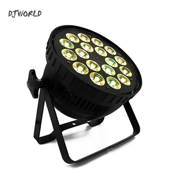 

LED Can Par 18x12W RGBW Colour Quad Lights DMX512 Channels Stage Spotlight Perfect for clubs Event KTV Disco Party Nightclub