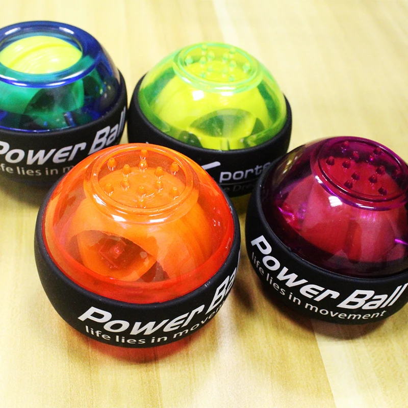

LED Muscle Power Ball Wrist Ball Trainer Relax Gyroscope PowerBall Gyro Arm Exerciser Strengthener Fitness Equipments