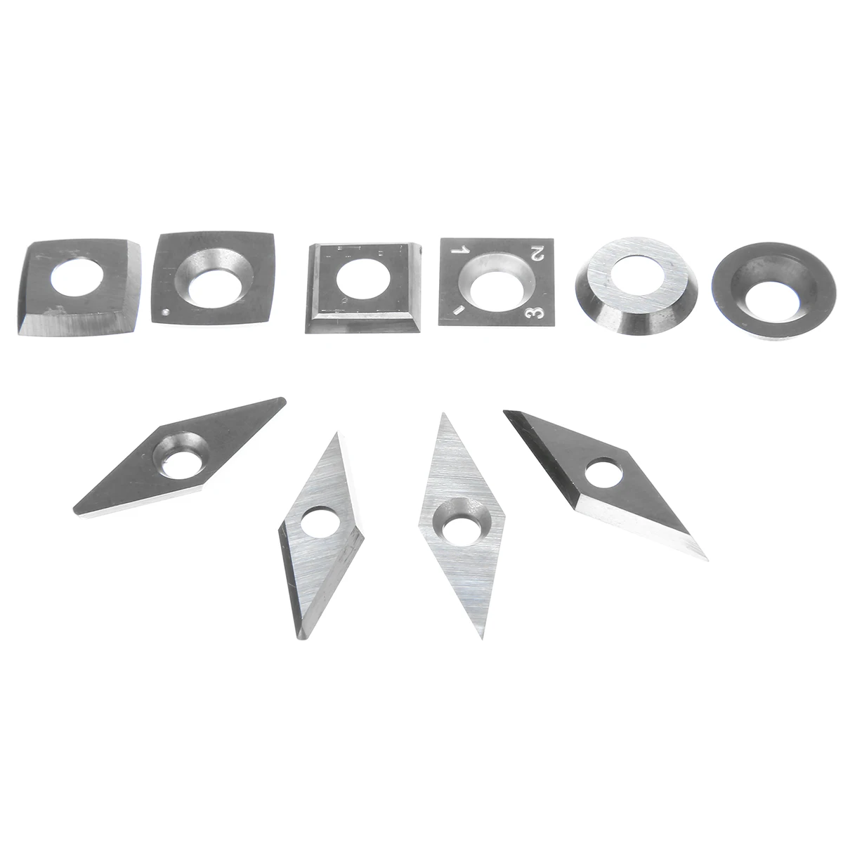 10 pçs set Lâminas de Diamante Quadrado