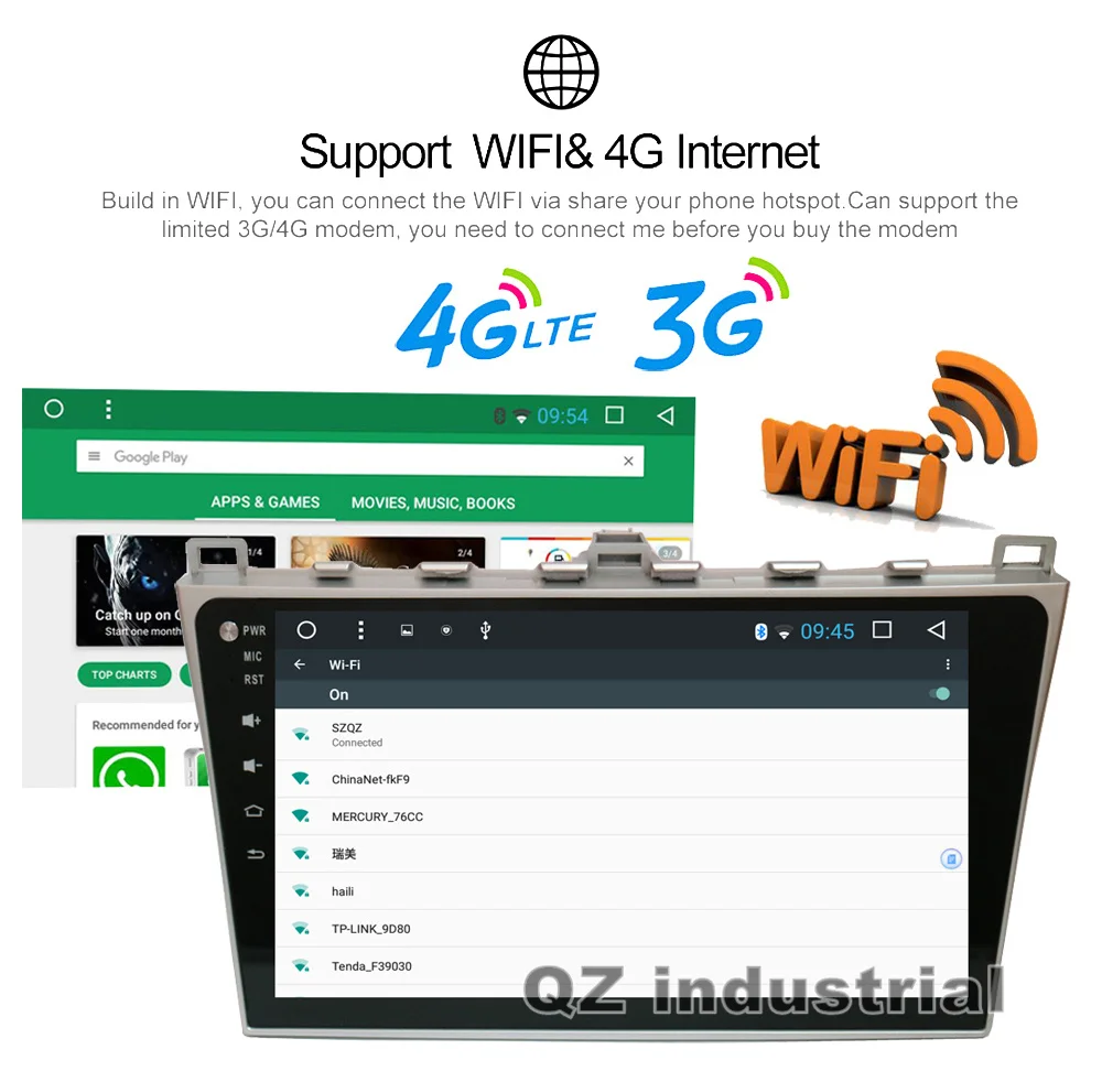 Sale QZ industrail HD 10.2" 8core Android 8.1 T8 for MAZDA 6 Car DVD Player 2012-2014 with 3G 4G GPS WIFI BT Radio Navi SWC RDS Map 10