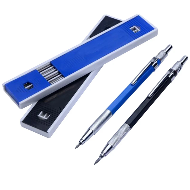 Metal Mechanical Pencils 2.0 Mm 2B Lead Holder Drafting Drawing Pencil