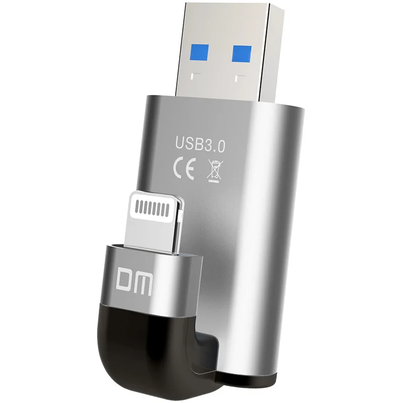 

Free shipping DM APD003 USB3.0 32GB MFI usb flash drives for iphone for ipad external storage usb flash disk