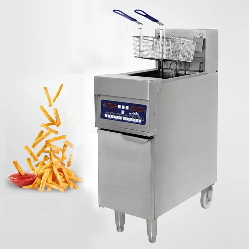 

Commercial Electric Fryer Machine Intelligent Vertical Electric Frying Machine Single-tank Multifunctional Deep Fryer IPZL-18-1
