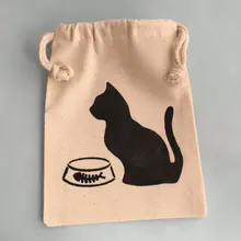 Пользовательские кошки pet день рождения, детский душ treart goodie favor мусульманские сумки для крещения свадьбы похмелья выживания комплект вечерние мешки для конфет