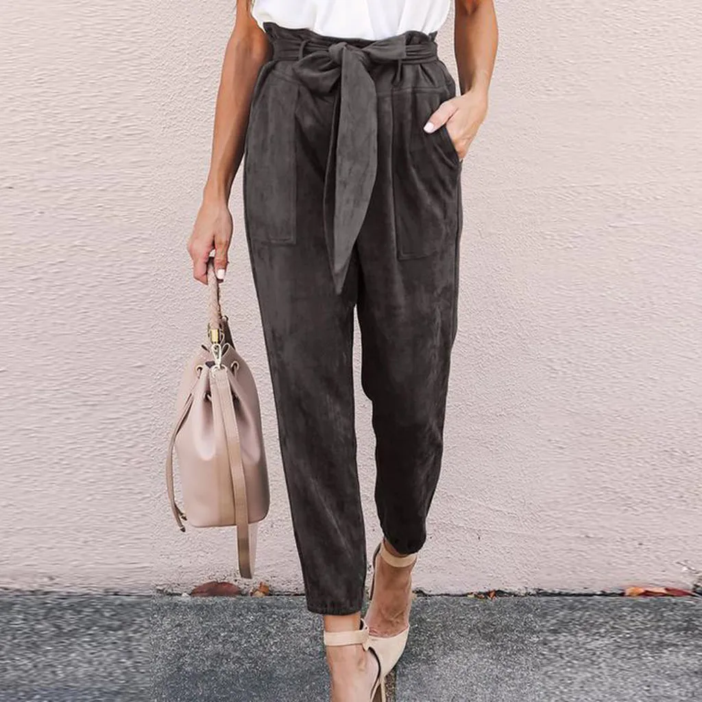 pantalon slim cropped