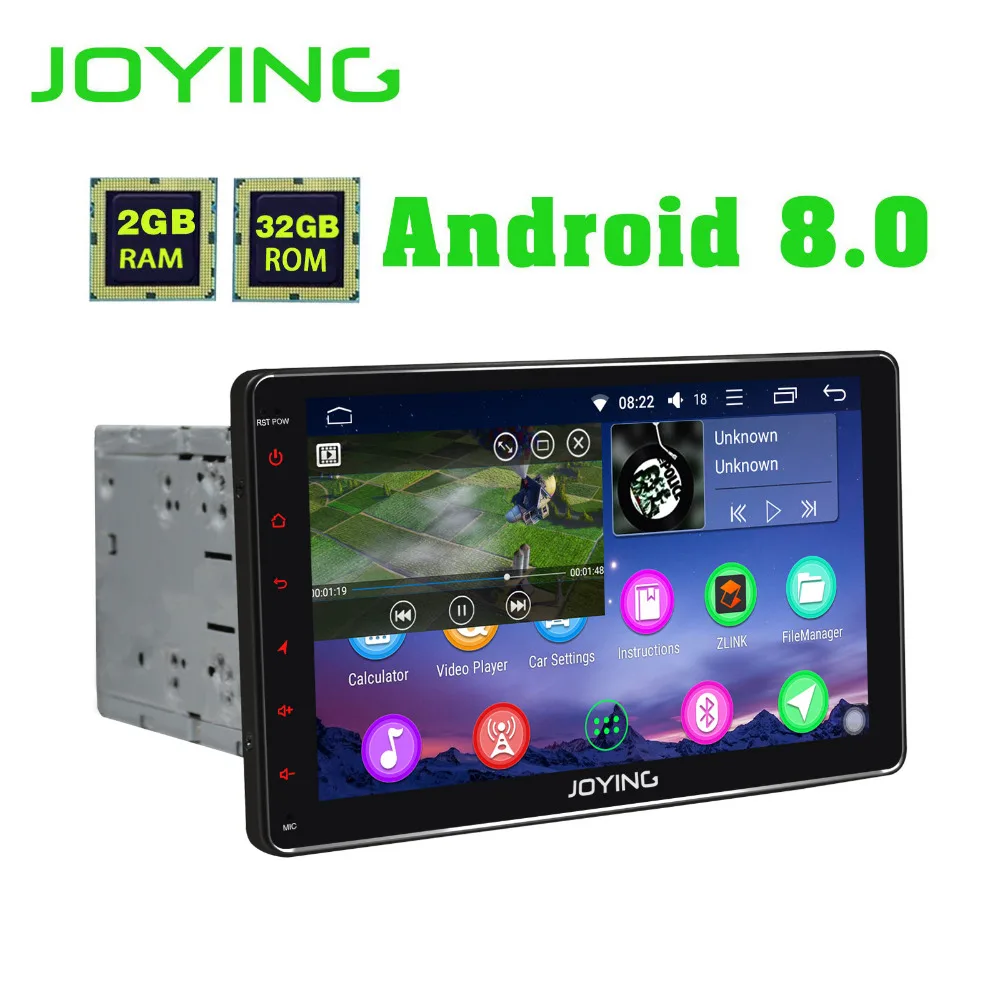 

JOYING 2din Car Radio Android 8.0 2gb Octa Core Universal HD 9'' LCD touch screen autoradio BT GPS sytem support Carplay player