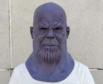

Deluxe Thanos Mask Infinity Gauntlet Avengers Infinity War Gloves Helmet Cosplay Thanos Masks Halloween Party Collection Props