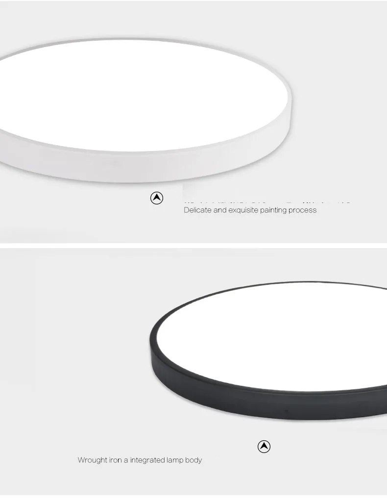 Luzes de Teto Lâmpada do Teto Ultra-fino para Cozinha Sala de Jantar Sala de Estar Luminária de Iluminação para Casa Modernas Redondas Led 14 Luzes de teto