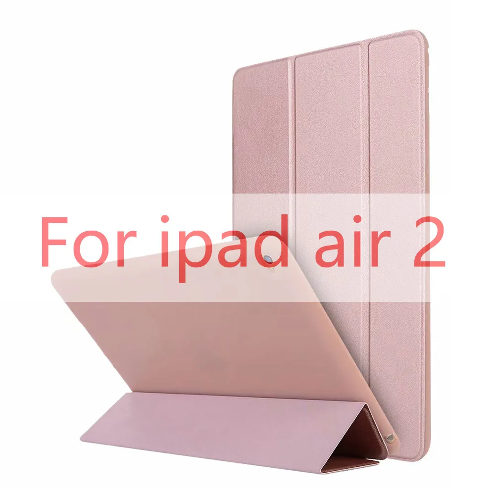 Чехол для ipad air, откидной Чехол-подставка для ipad 5 6, чехол из искусственной кожи для ipad air 2 смарт-чехол для ipad air 1 - Цвет: Ipad 6 Rose Gold