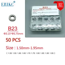 ERIKC Регулировочная шайба B23 Common Rail регулировочные прокладки в23 прокладка шайба в23 размеры 1,50-1,95 мм 50 шт