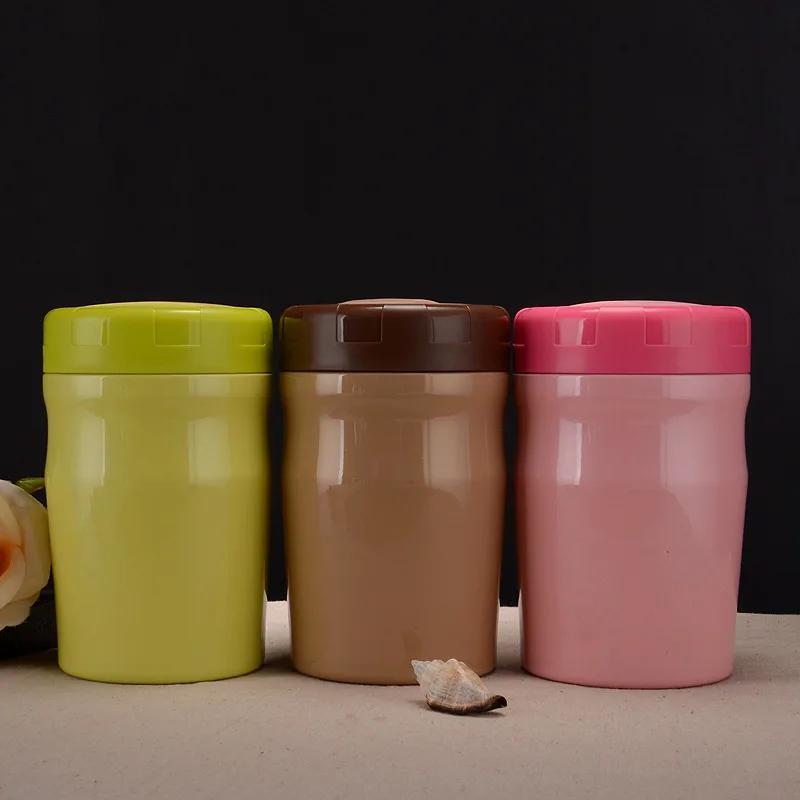 

500ml Soup Thermos Inox Spoon Termos Food Container Colorful Mug Child Lunch Termo High Huality Caneca Travel Garrafa Termica