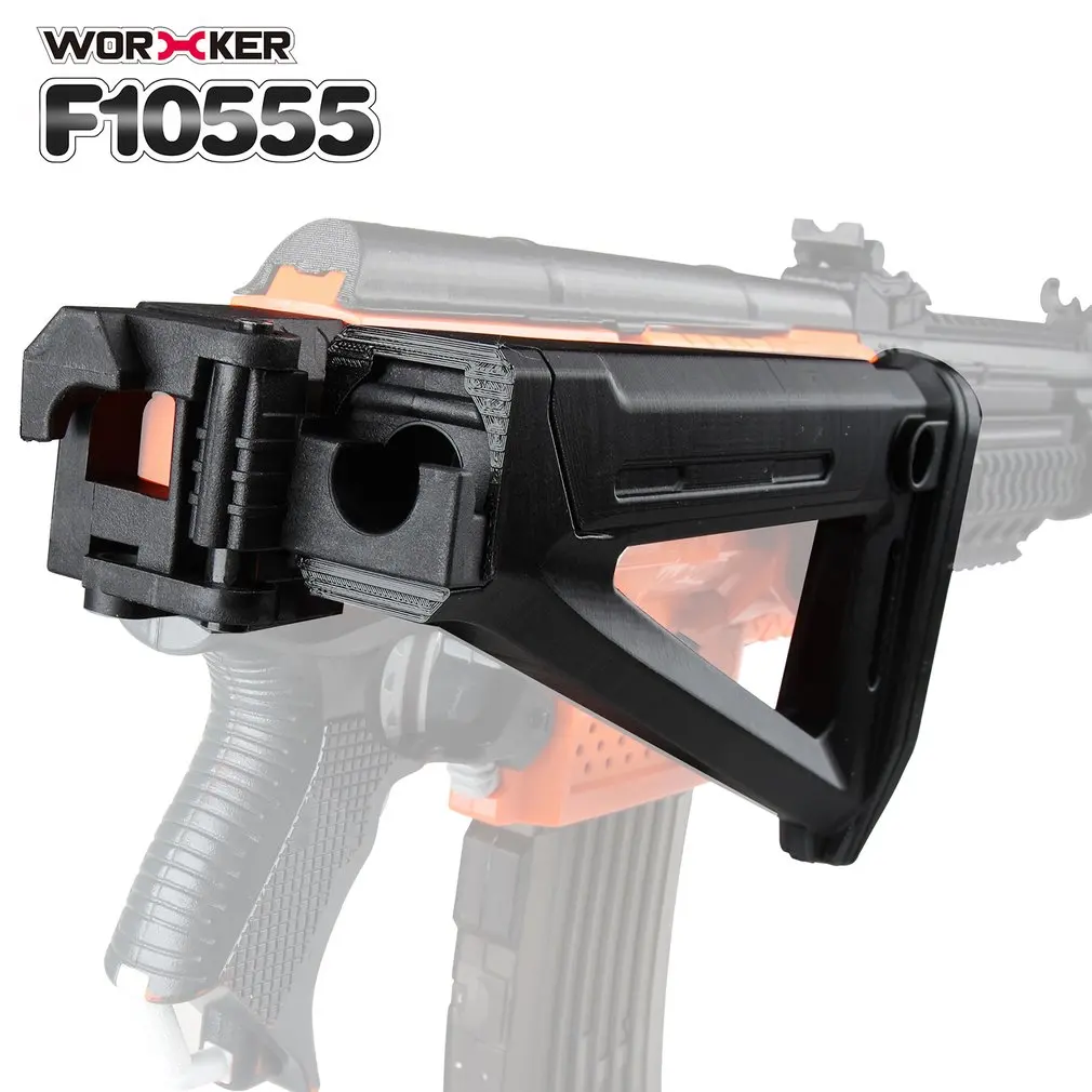 

Worker Mod Shoulder Stock Replacement Kit Shoulder TailStock Buttstock Toy Accessories For Nerf N-strike Elite Toy Gun Parts New