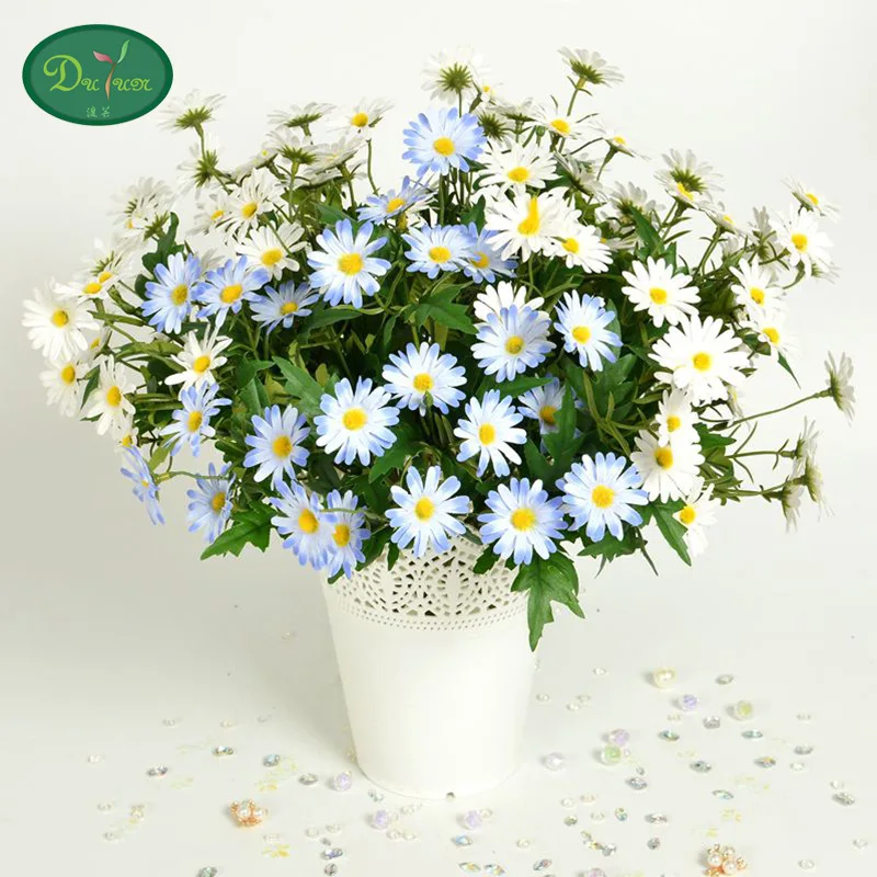 10pcs Hui Rhyme Flower Fork 24 Korean Small Daisy Flowers Wedding Decor Props Flowers Flower Decorative Metal Flowersdecorative Flower Arrangement Aliexpress