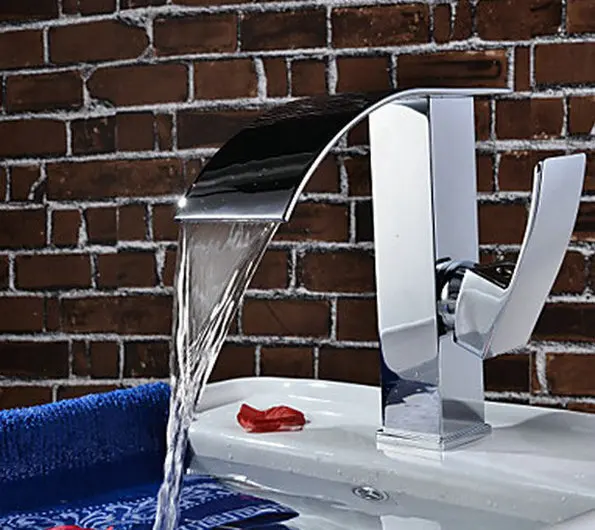 G-092 single handle Hot and Cold Device chrome finish faucet Bathroom Basin Sink Mixer Tap | Обустройство дома