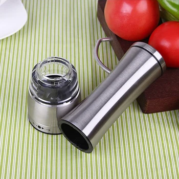 

Adjustable Stainless Steel Manual Mill Silver Color Salt Pepper Grinder for Cooking Home Restaurant