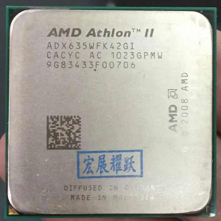 AMD أثلون II X4 635X635 رباعية النواة AM3 938 وحدة المعالجة المركزية 100% العمل بشكل صحيح سطح المكتب المعالج