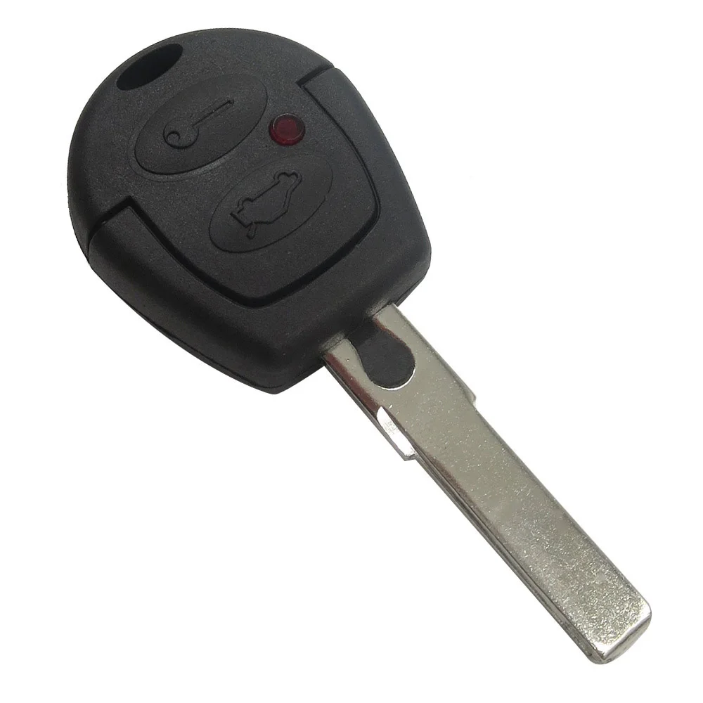 OkeyTech Replacement Key Case For VW Passat Polo Golf Sharan Bora 2 Buttons Blank Remote Key Fob Shell Cover Uncut Blade Keyless