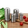 spice Jar Kitchen Gadgets 1pc Seasoning Can Spice Pepper Shaker Rotating Cover Multi-purpose Salt Sugar Bottle Stainless Steel ► Photo 1/6