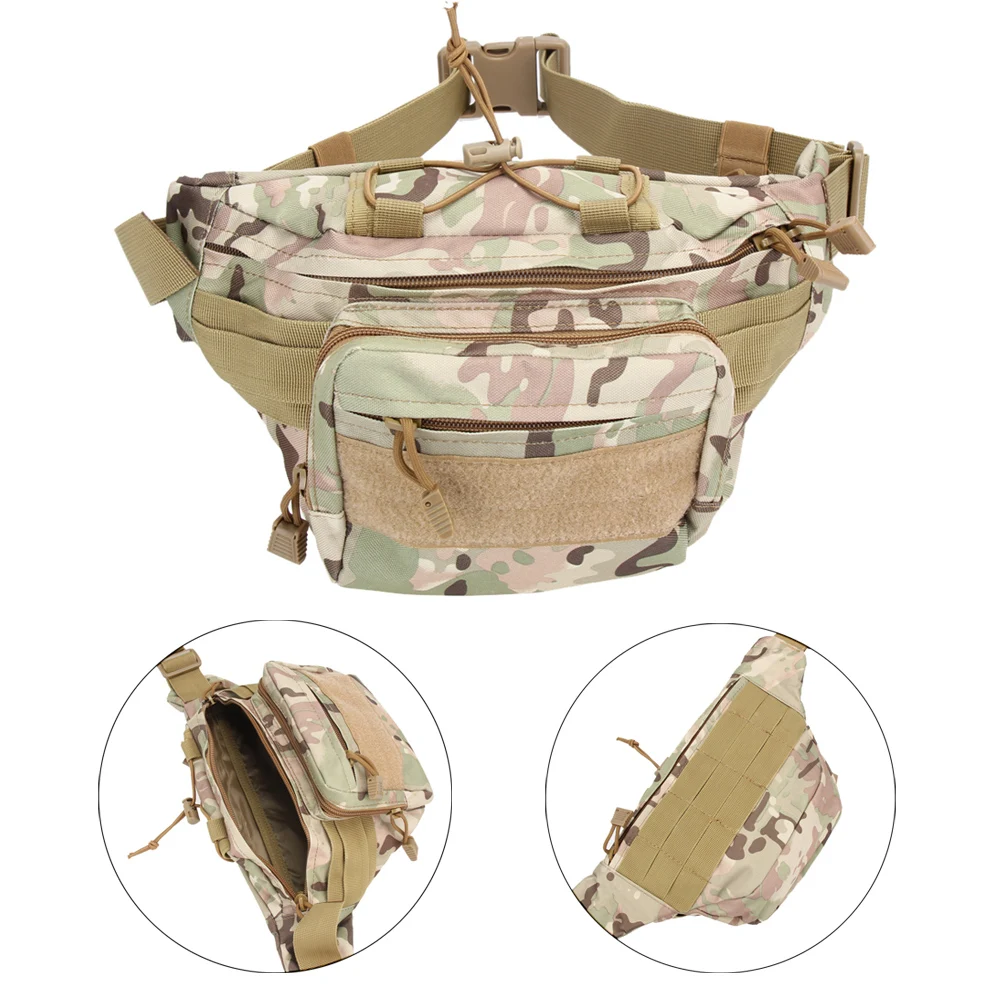 Тактическая Сумка Molle для рыбалки, походов, охотничьих сумок, спортивная сумка, нагрудная сумка для тела, слинг на одно плечо, уличные армейские тактические поясные сумки