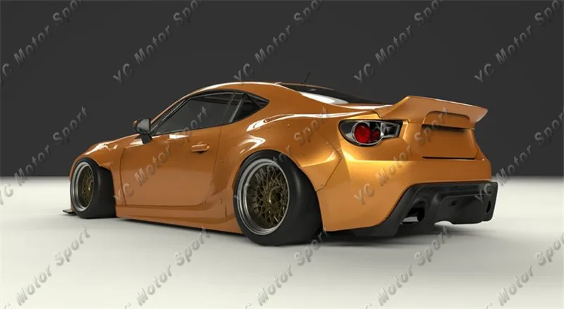GT86 FT86 ZN6 FRS BRZ ZC6 Greddy X Rocket Bunny Ver.2 Style Body Kit FRP (31)