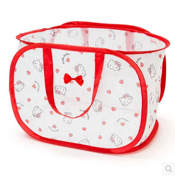 Hello Kitty fashion cartoon cute folding laundry basket basket 