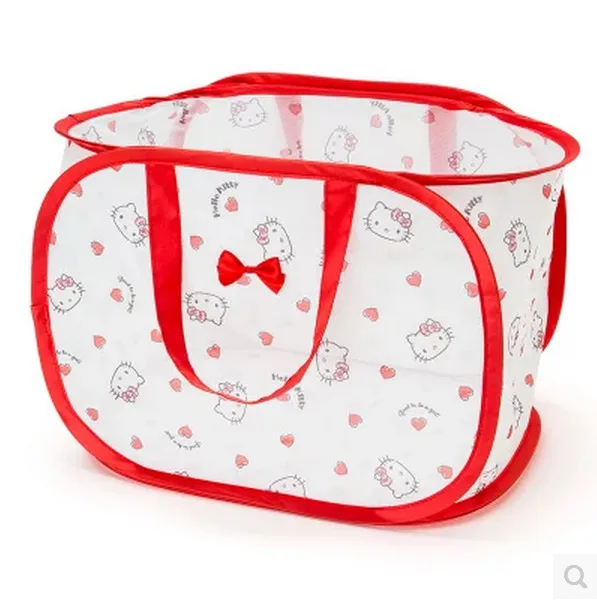 Hello Kitty Большая складная корзина для грязного хранения одежды мультяшная белья