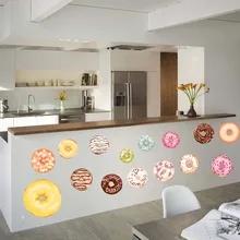 

Bread Donut Fridge Decal Cartoon Wall Art DIY Color Vinyl Wall Sticker For Baby Kids Bedroom Christmas Gift Wallpaper Home Decor