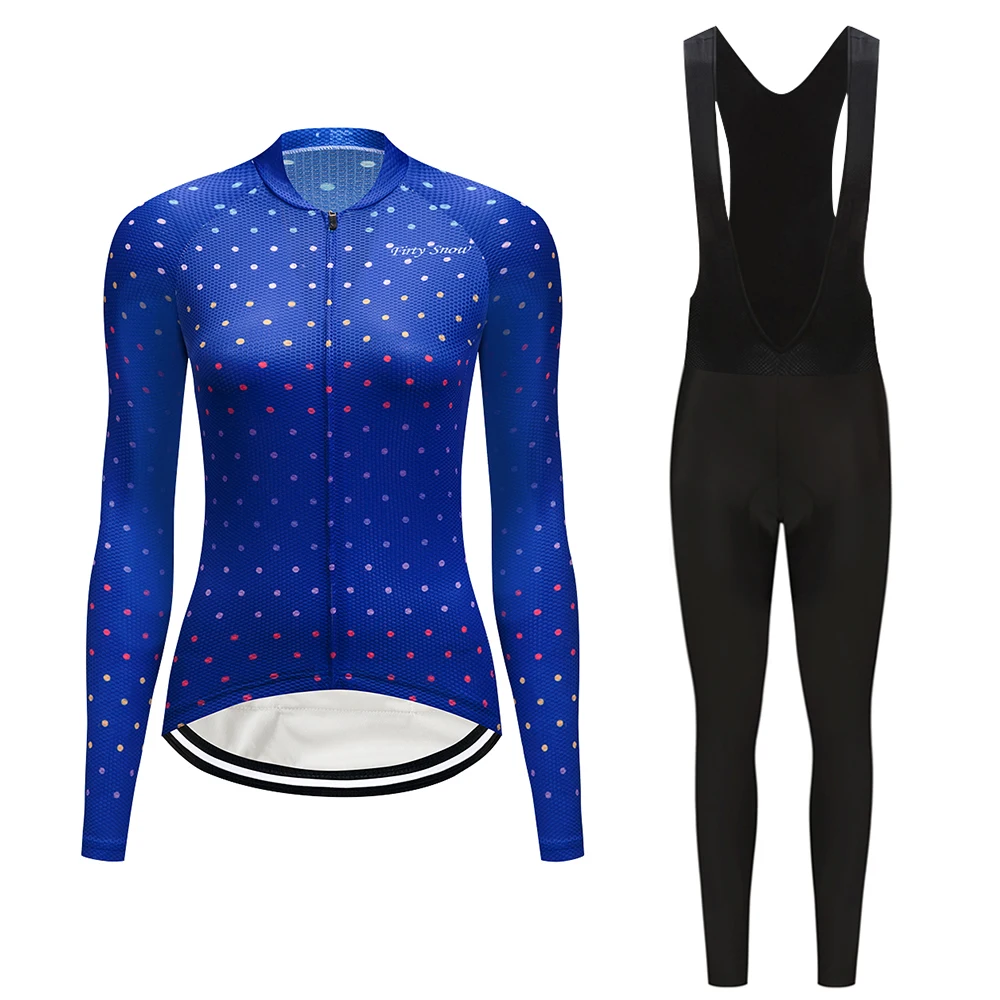 Женский зимний термальный флисовый комплект для велоспорта, женский комплект одежды для велоспорта, одежда для велоспорта, костюм для триатлона