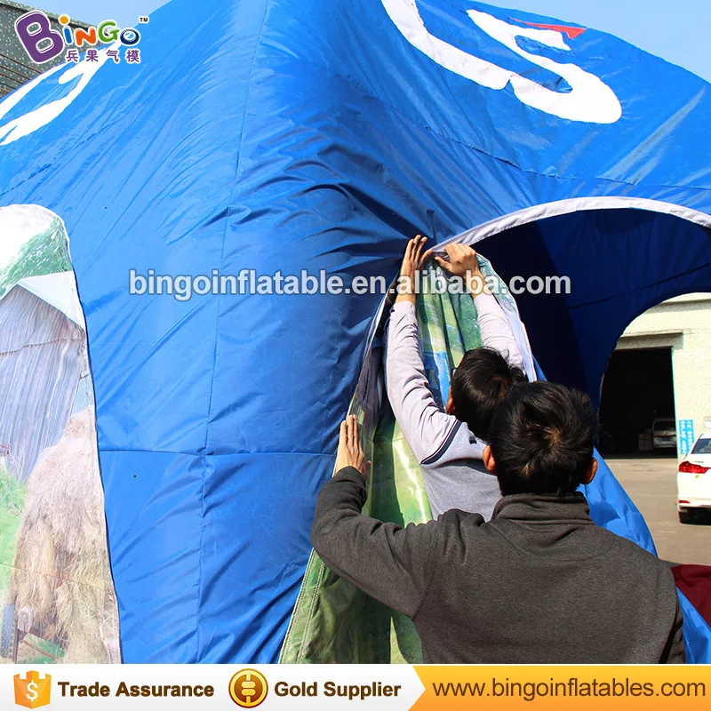  6mts Inflatable air dome tent with logo printing / outdoor advertising event tent toy tent