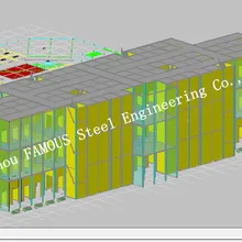 Высокоуровневая офисная стальная конструкция строительный архитектурный и строительный инженерный дизайн