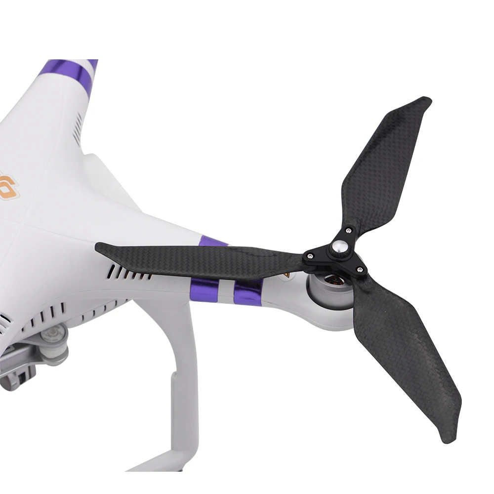 Обновленный пропеллер 9455S из углеродного волокна для дрона DJI Phantom 3 прочный