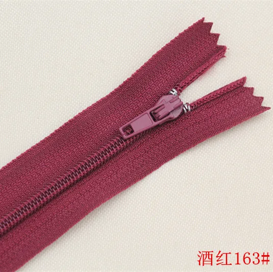 Versatile Nylon Coil Zipper Set for Tailoring & DIY Sewing Projects (5 Pieces)