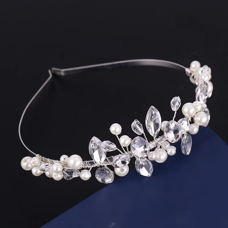 

New Charm Baroque Crystal Crown Rhinestone Jewelry For Women Party Gift Bride Wedding Hair Accessories Tiara Children's Tiara